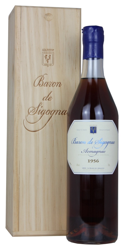 Baron de Sigognac 1956 Armagnac (Comes in original wooden box as